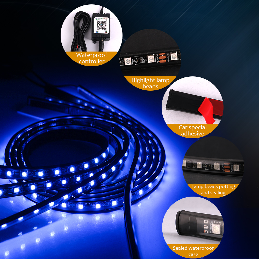 Car Underglow LED Lights Strip - Rgb Underglow Strip recensione e prezzo