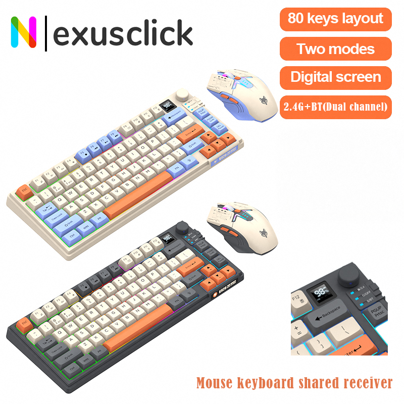 New Dual-Mode 80 Keys Wireless - Gaming Keyboard Ergonomic recensione e prezzo