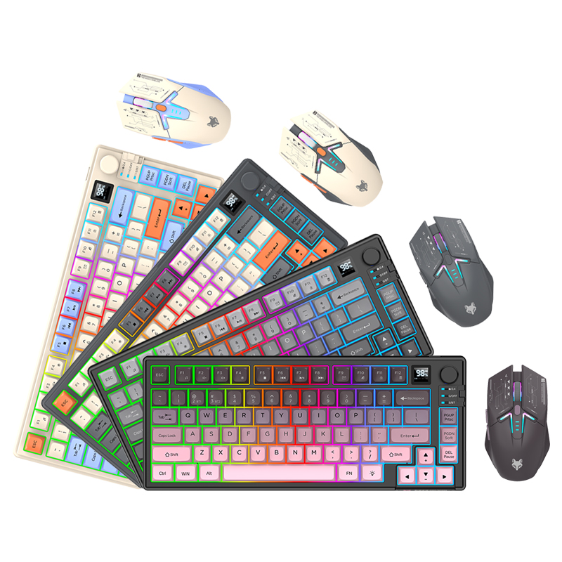 New Dual-Mode 80 Keys Wireless - Gaming Keyboard Ergonomic recensione e prezzo