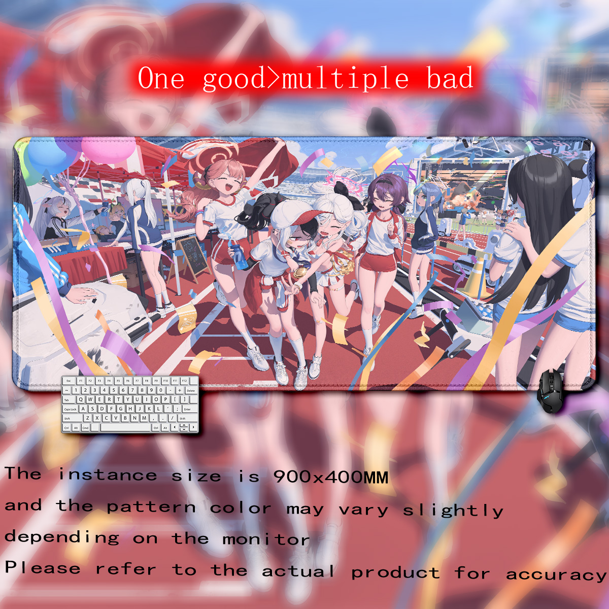 Game Girl Blue Archive Mousepa - Gaming Keyboard Blue recensione e prezzo