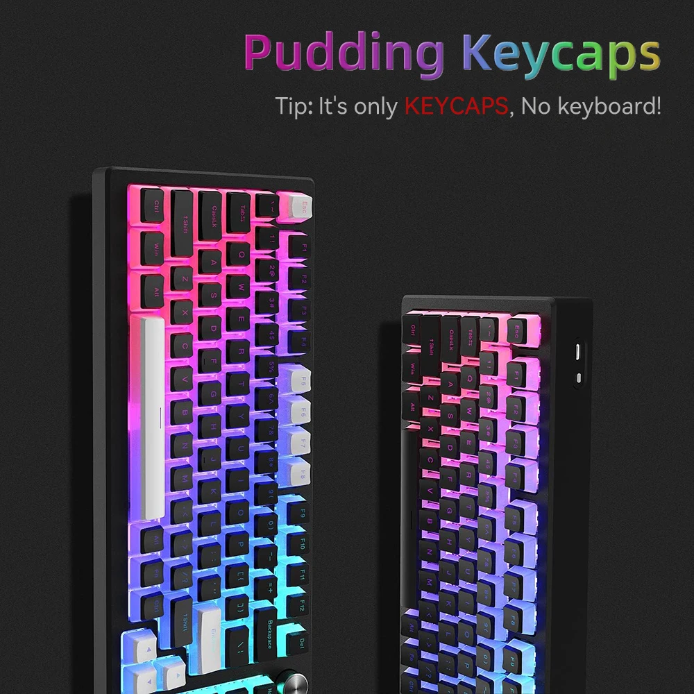 New Pudding PBT Keycaps 129 Ke - Gaming Keyboard Bundle recensione e prezzo