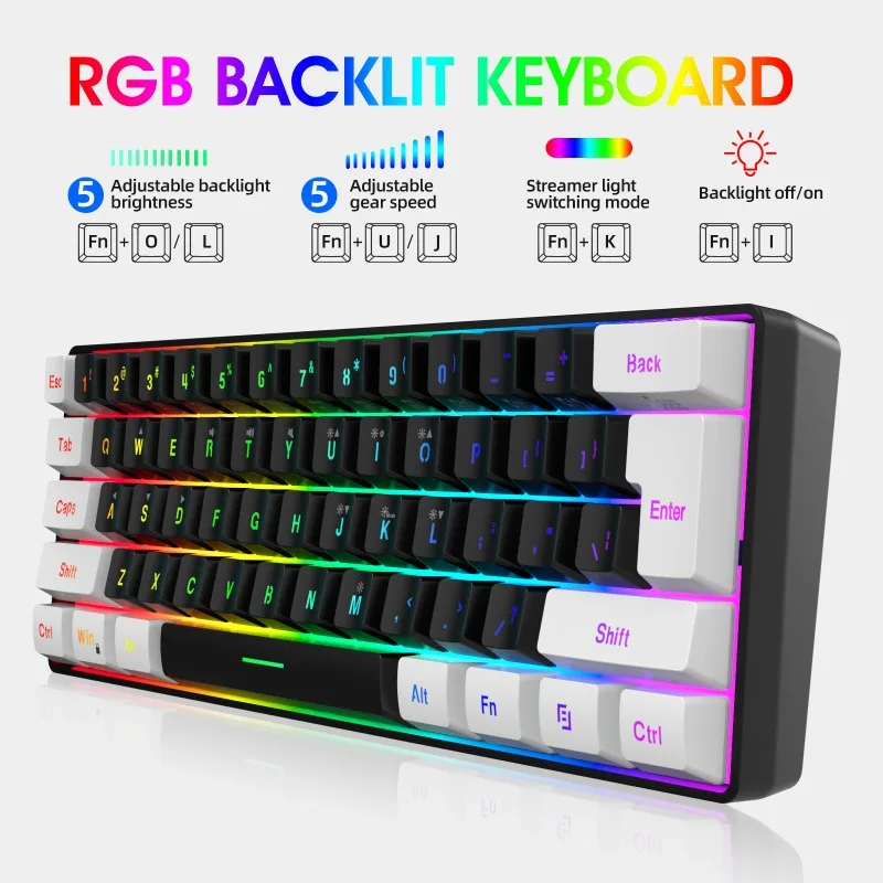 Keyboard and mouse 60% compute - Gaming Keyboard Bundle recensione e prezzo