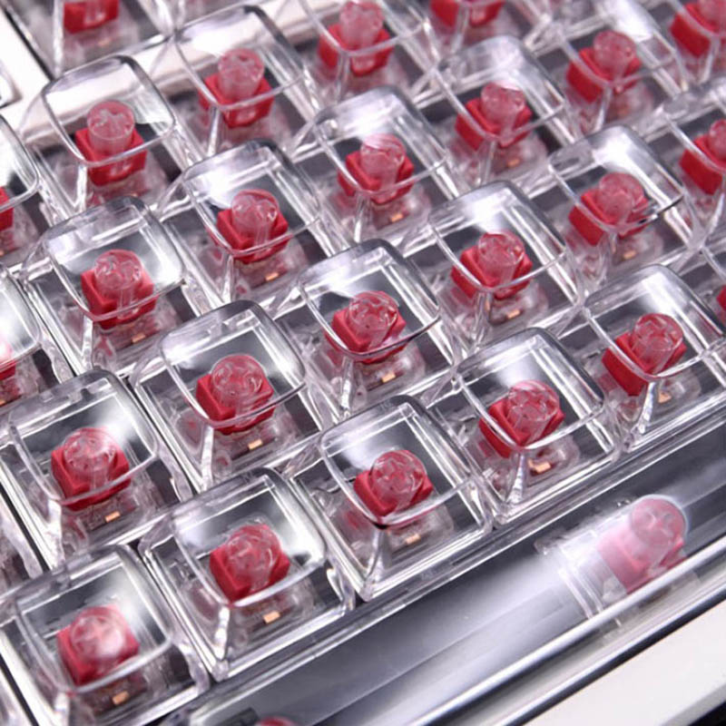 132 Keys Crystal Transparent K - Keyboard Gaming Transparent recensione e prezzo