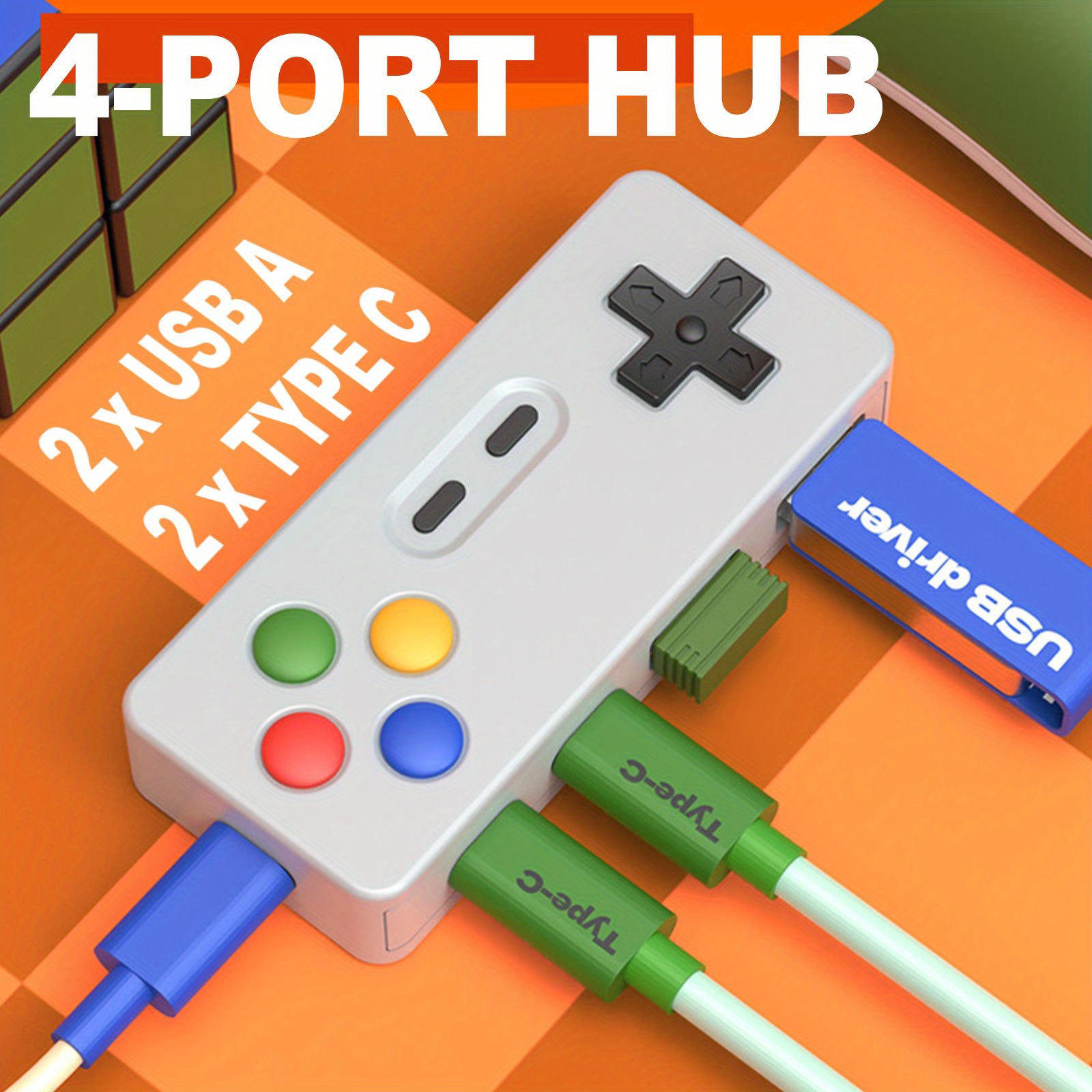 1PC Cartoon USB C Extension Ad - Gaming Keyboard Type C recensione e prezzo