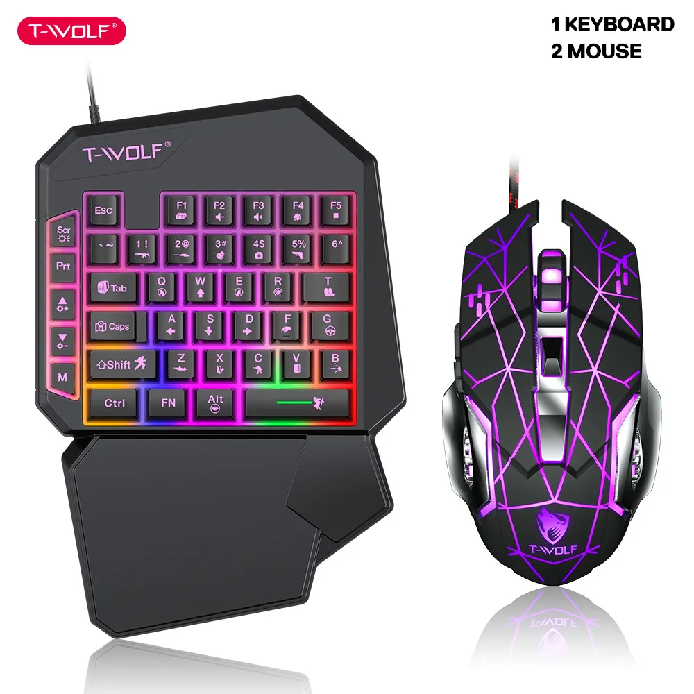 T-WOLF TF900 One Handed Keyboa - Gaming Keyboard Mobile recensione e prezzo