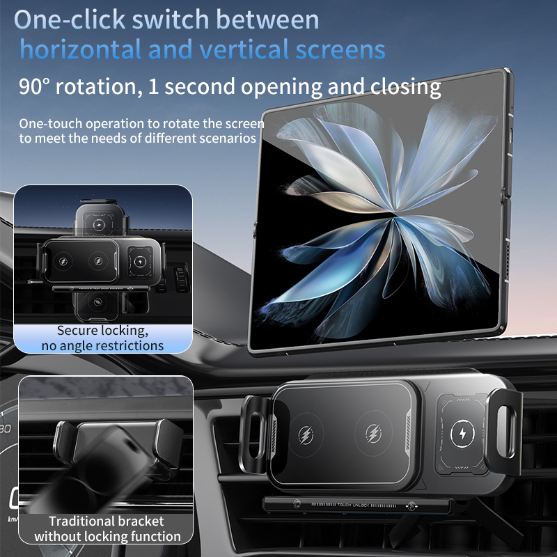 Car Wireless Charger Dual Coil - Coiled Usb Cable recensione e prezzo