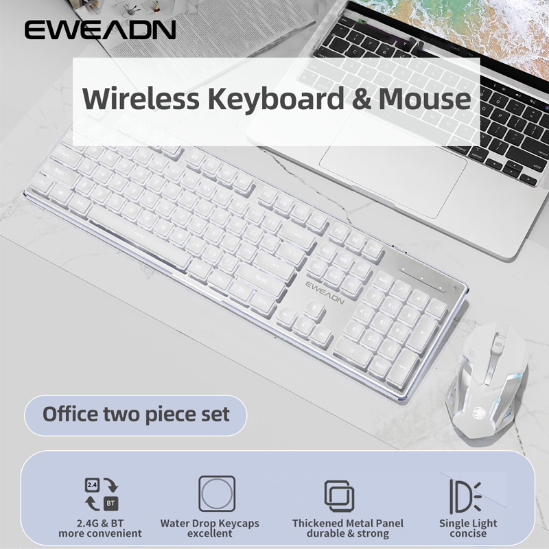 EWEADN V3 wireless Silent Offi - Gaming Keyboard Bundle recensione e prezzo