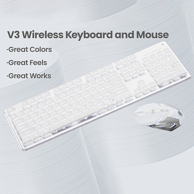 EWEADN V3 wireless Silent Offi - Gaming Keyboard Bundle recensione e prezzo