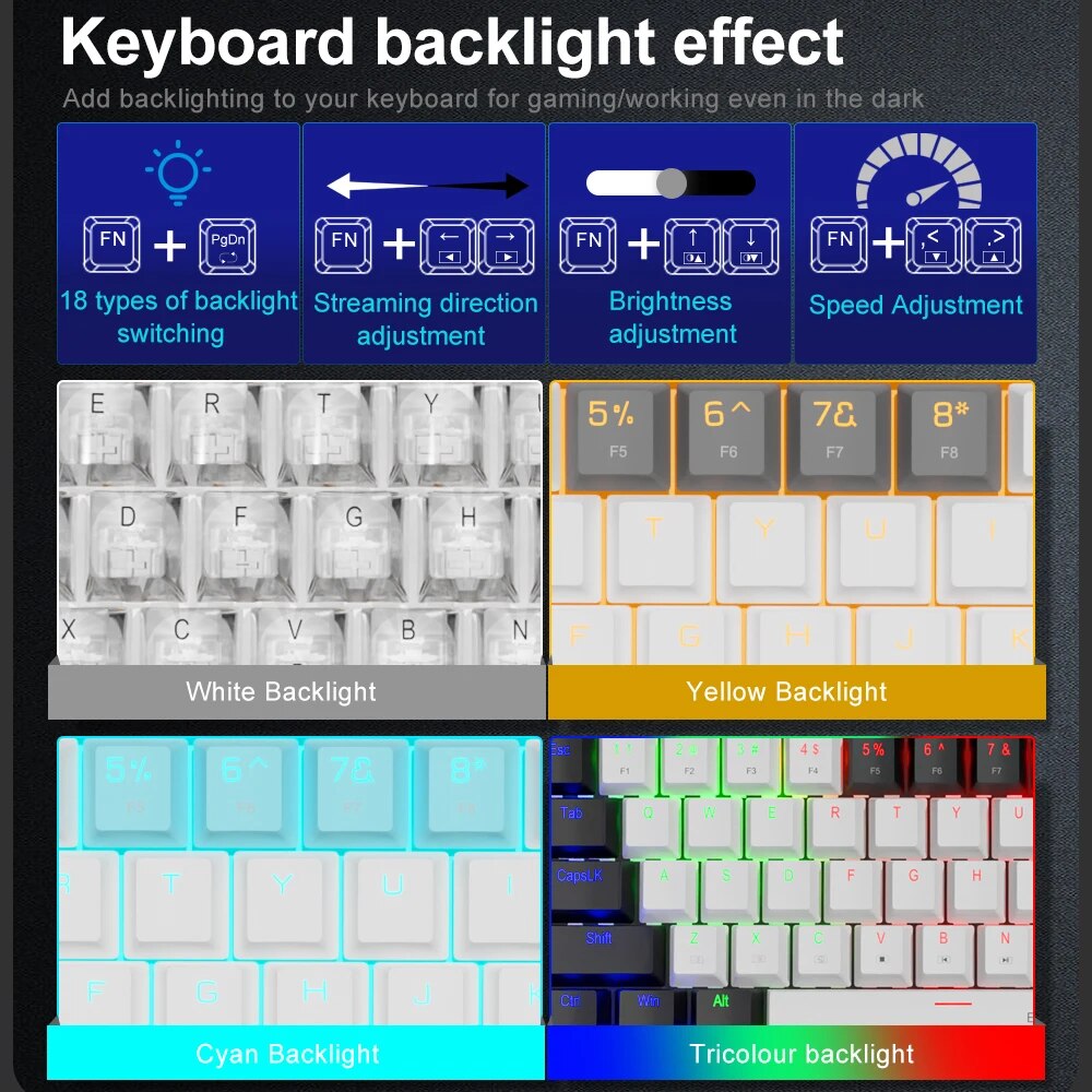 E-YOOSO Z686 USB Mini Slim Mec - Gaming Keyboard Mobile recensione e prezzo