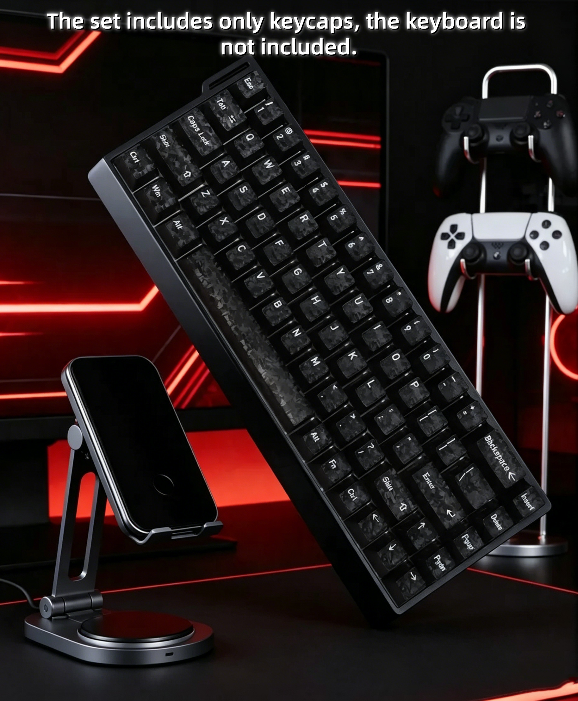 2026 New Forged Carbon Fiber T - Keyboard Gaming Transparent recensione e prezzo