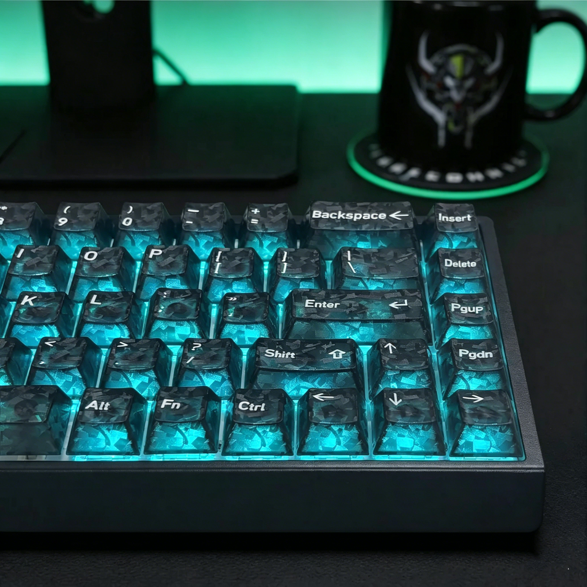 2026 New Forged Carbon Fiber T - Keyboard Gaming Transparent recensione e prezzo