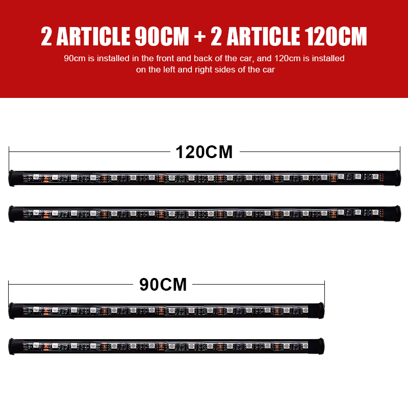 Under Car LED Lights Underglow - Rgb Underglow Strip recensione e prezzo