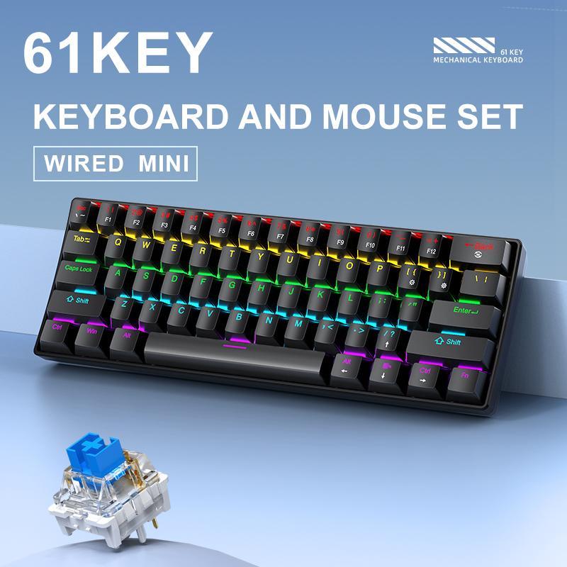 APAYADO K61 Mini Mechanical Ke - Gaming Keyboard Bundle recensione e prezzo