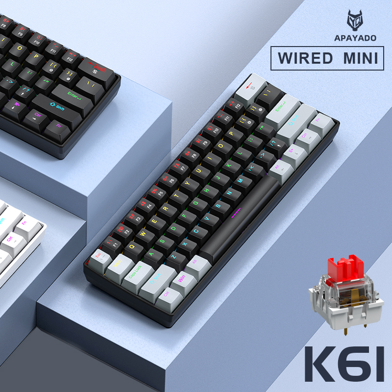 APAYADO K61 Mini Mechanical Ke - Gaming Keyboard Bundle recensione e prezzo