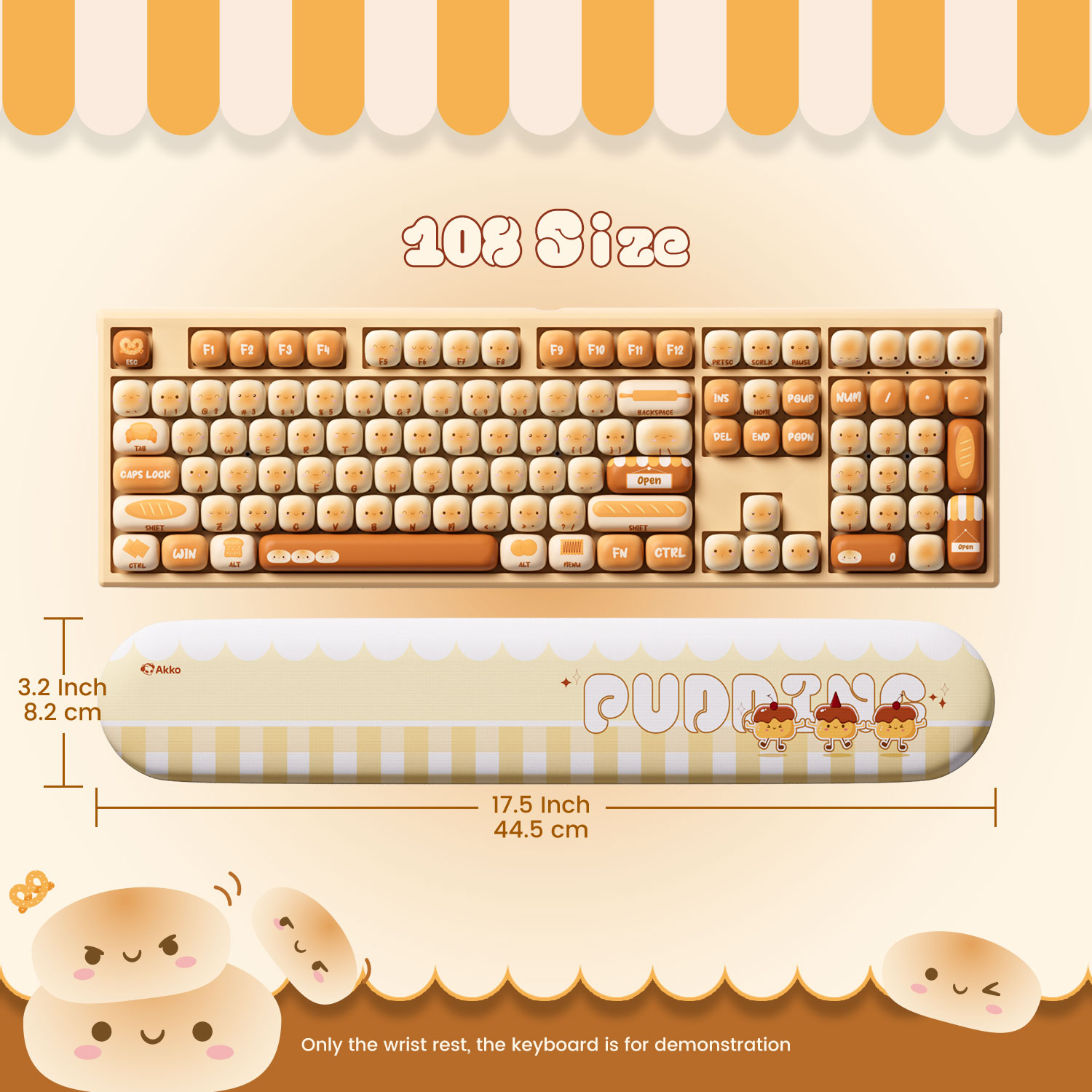 Akko Pudding Buns Keyboard Wri - Gaming Keyboard Ergonomic recensione e prezzo