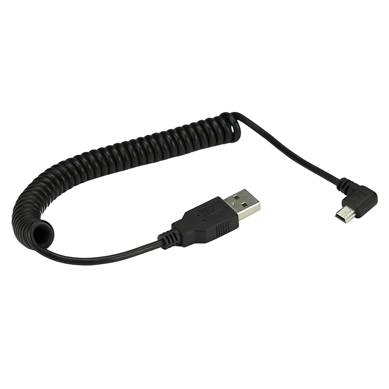 Spring Coiled  Mini USB 5Pin   - Coiled Usb Cable recensione e prezzo