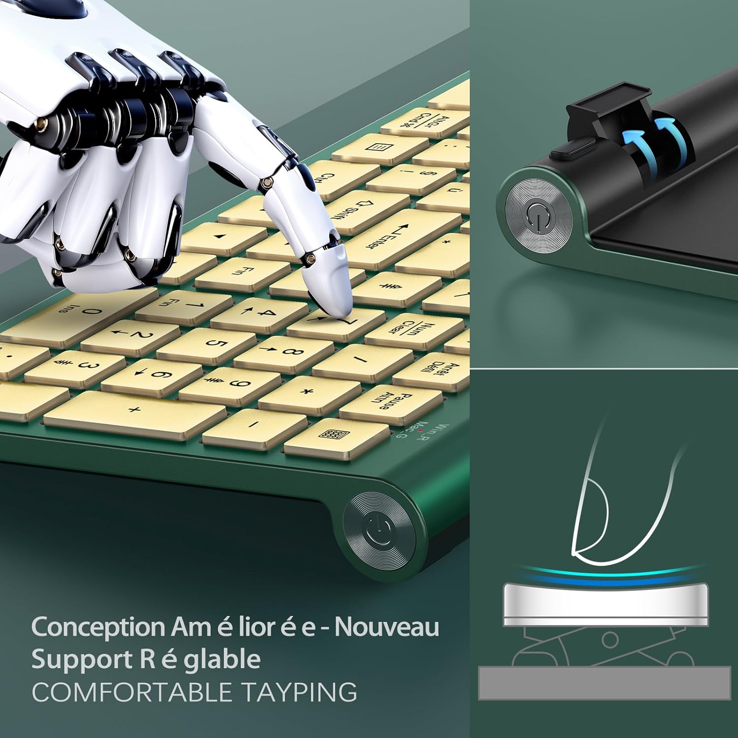Ergonomic wireless keyboard an - Gaming Keyboard Ergonomic recensione e prezzo