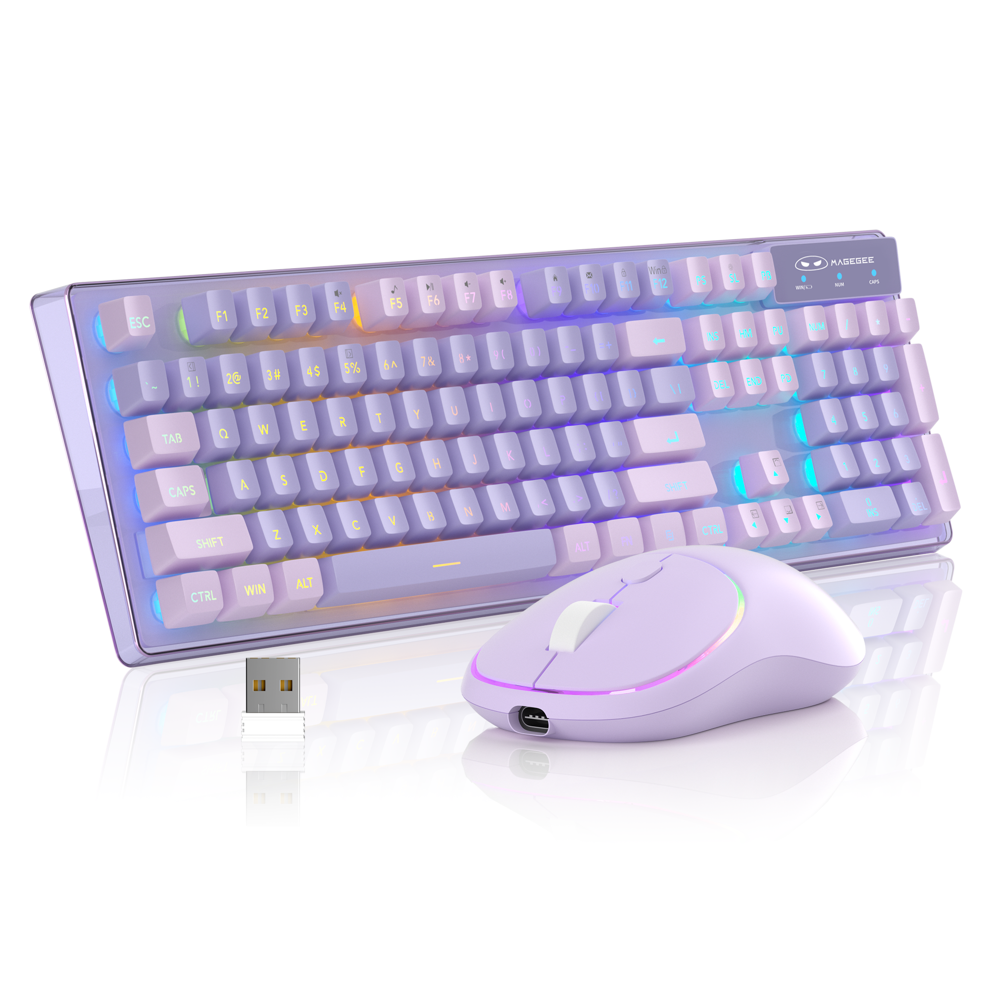 MageGee V550 Wireless Gaming K - Keyboard Gaming Transparent recensione e prezzo