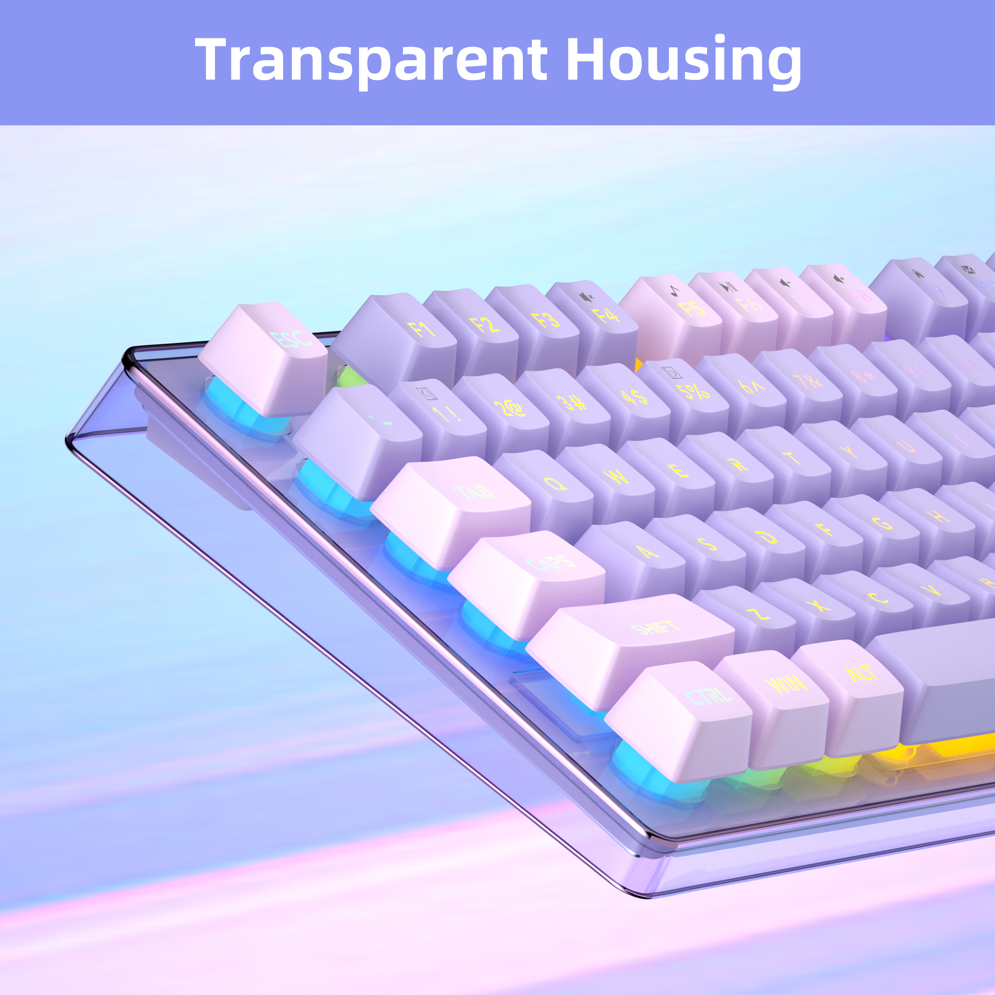MageGee V550 Wireless Gaming K - Keyboard Gaming Transparent recensione e prezzo