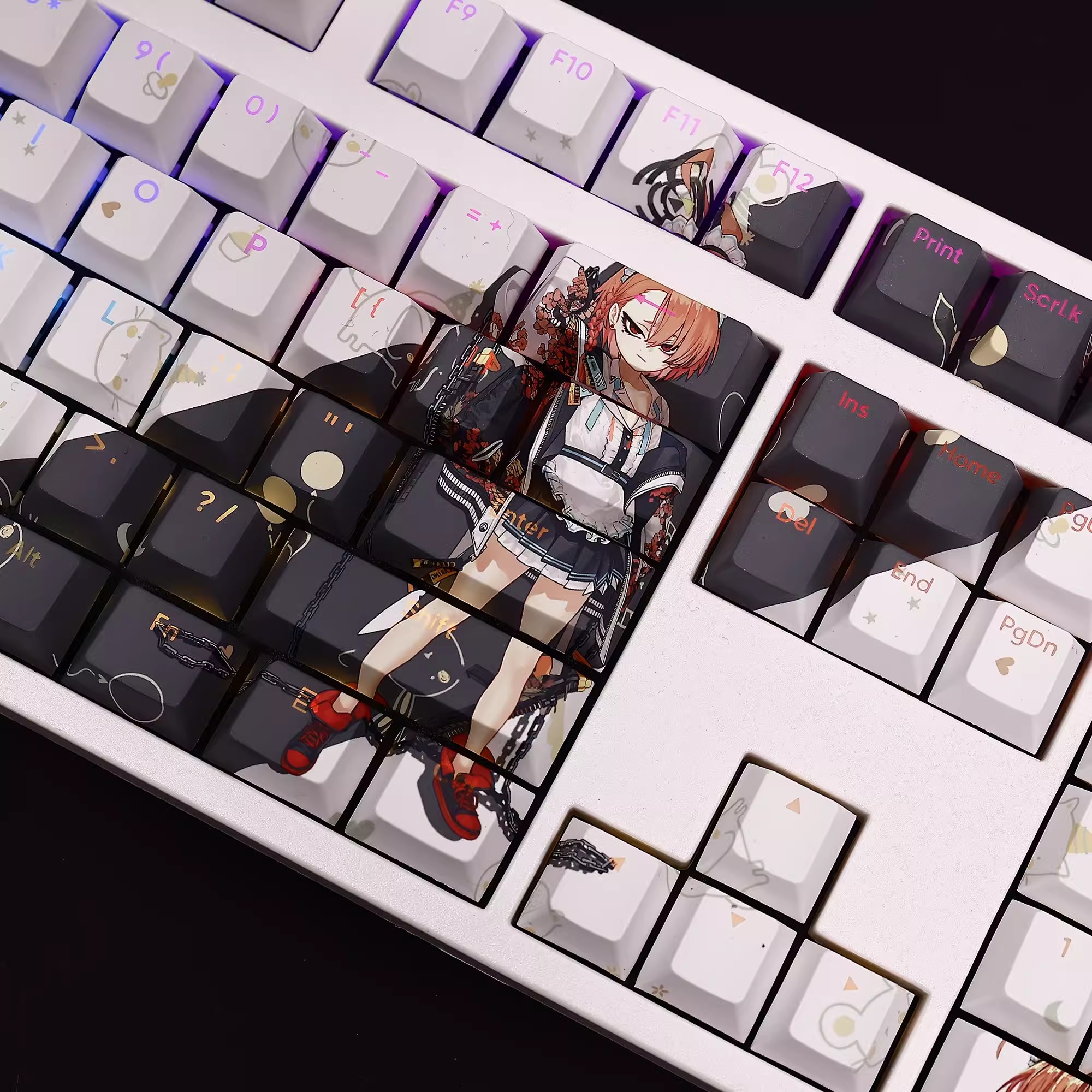 108 Keys/set Blue Archive Mika - Gaming Keyboard Blue recensione e prezzo