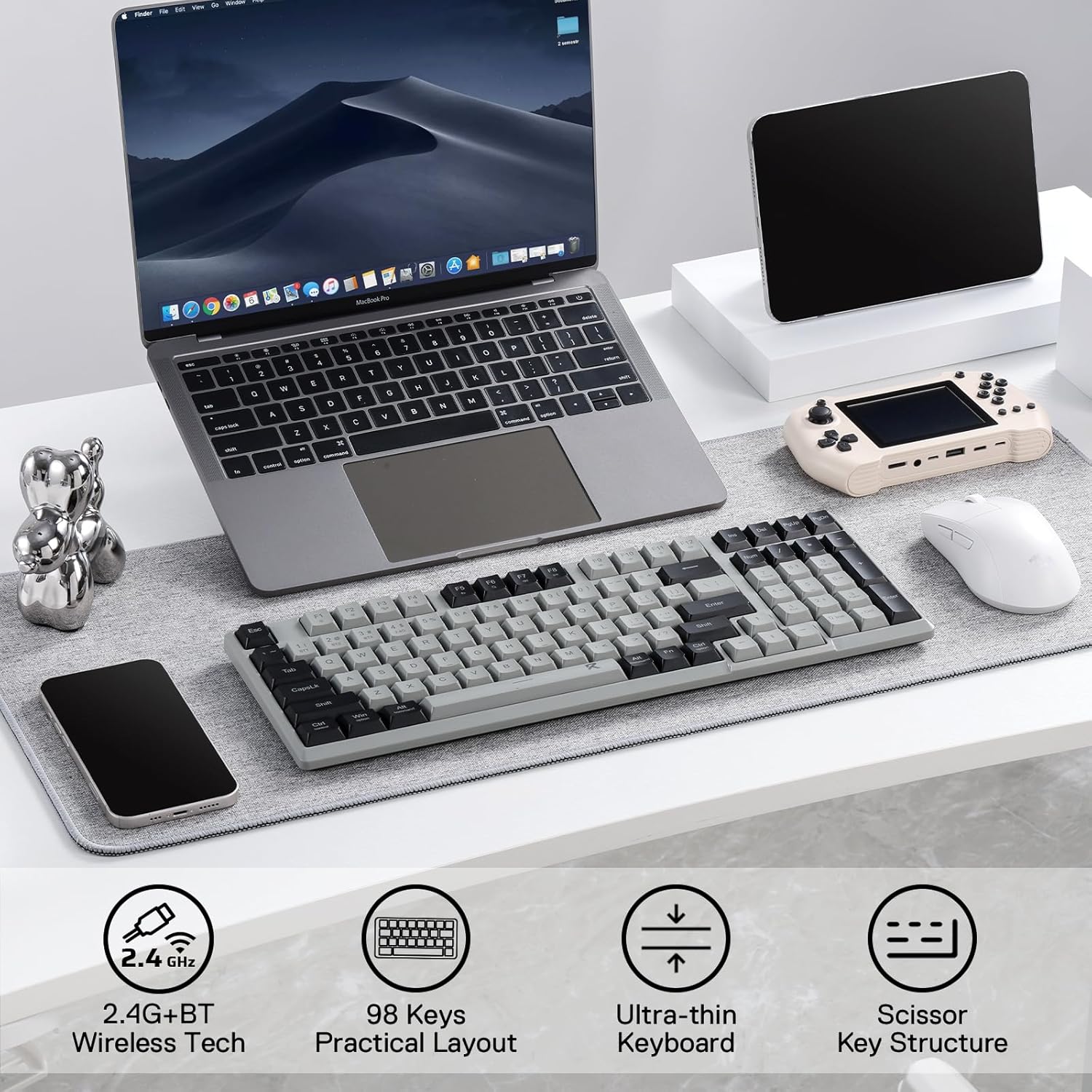 Redragon BK7114 Low-Profile 2. - Gaming Keyboard Mobile recensione e prezzo