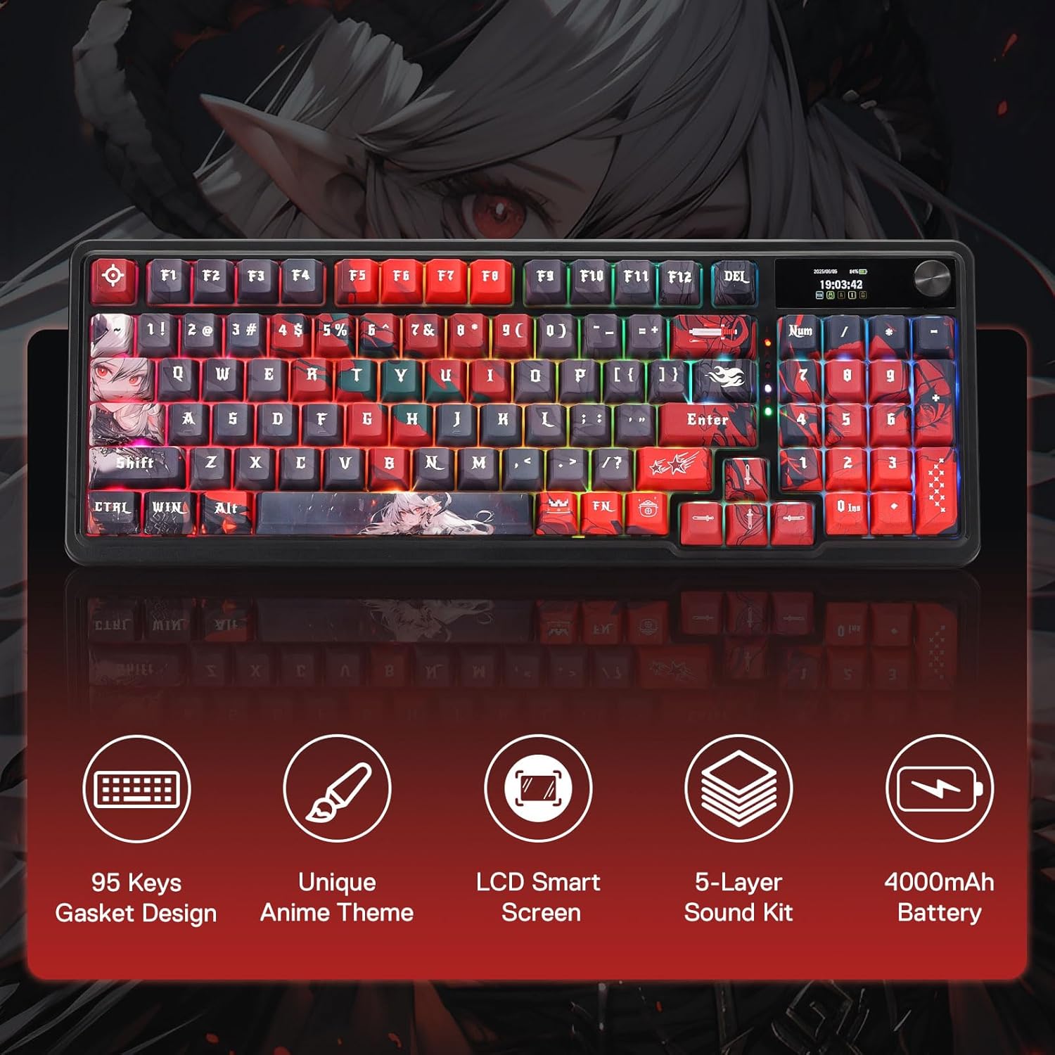 Redragon Wireless Gasket Gamin - Gaming Keyboard Mobile recensione e prezzo