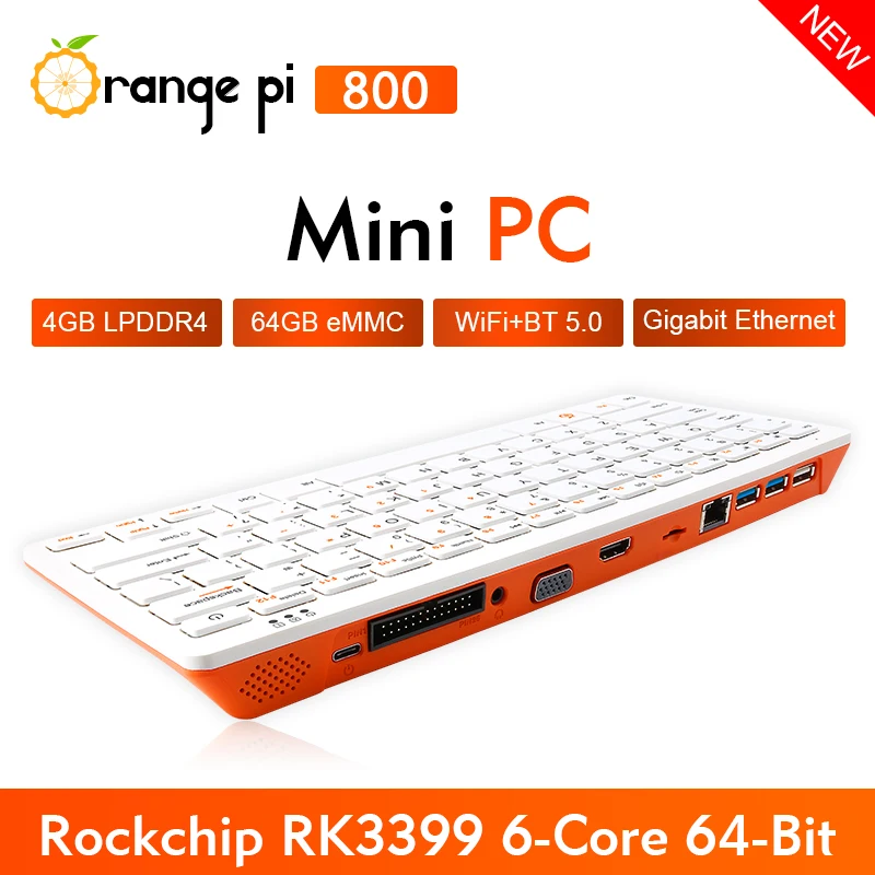 Orange Pi 800+5V4A Type-C Powe - Gaming Keyboard Type C recensione e prezzo
