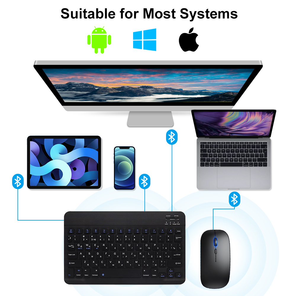 Bluetooth Keyboard and Mouse F - Gaming Keyboard Ergonomic recensione e prezzo