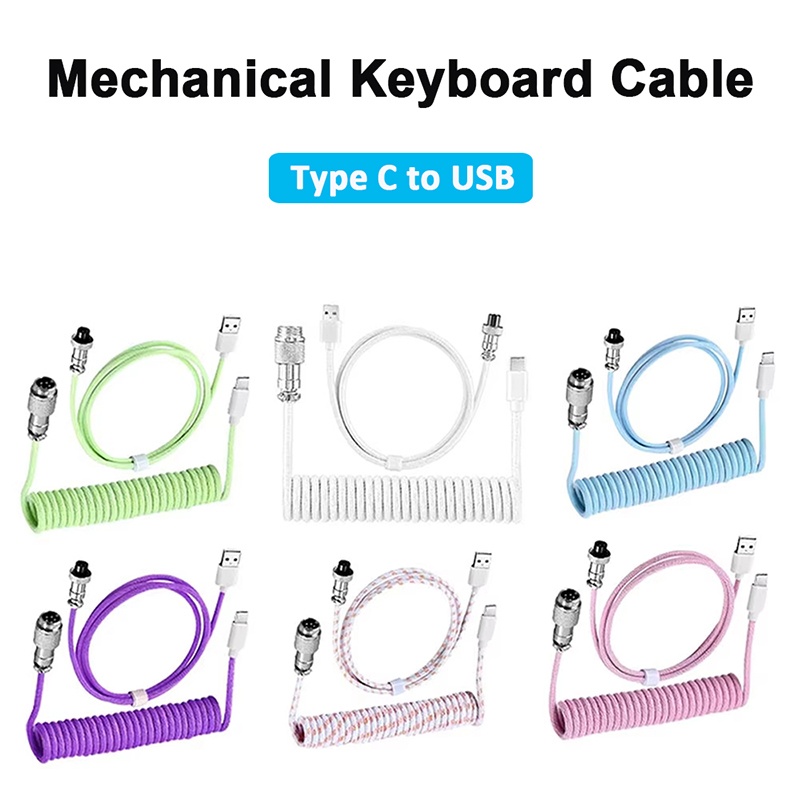 Mechanical Keyboard Coiled Cab - Gaming Keyboard Type C recensione e prezzo