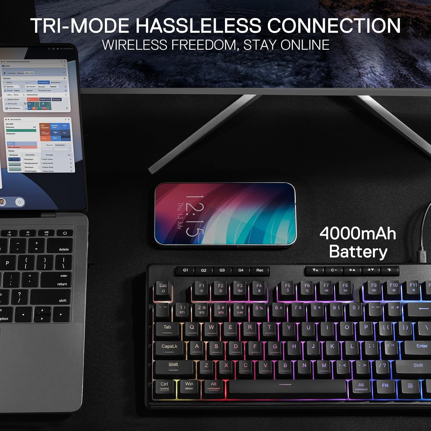 Redragon K516 PRO Shiva TKL RG - Gaming Keyboard Mobile recensione e prezzo