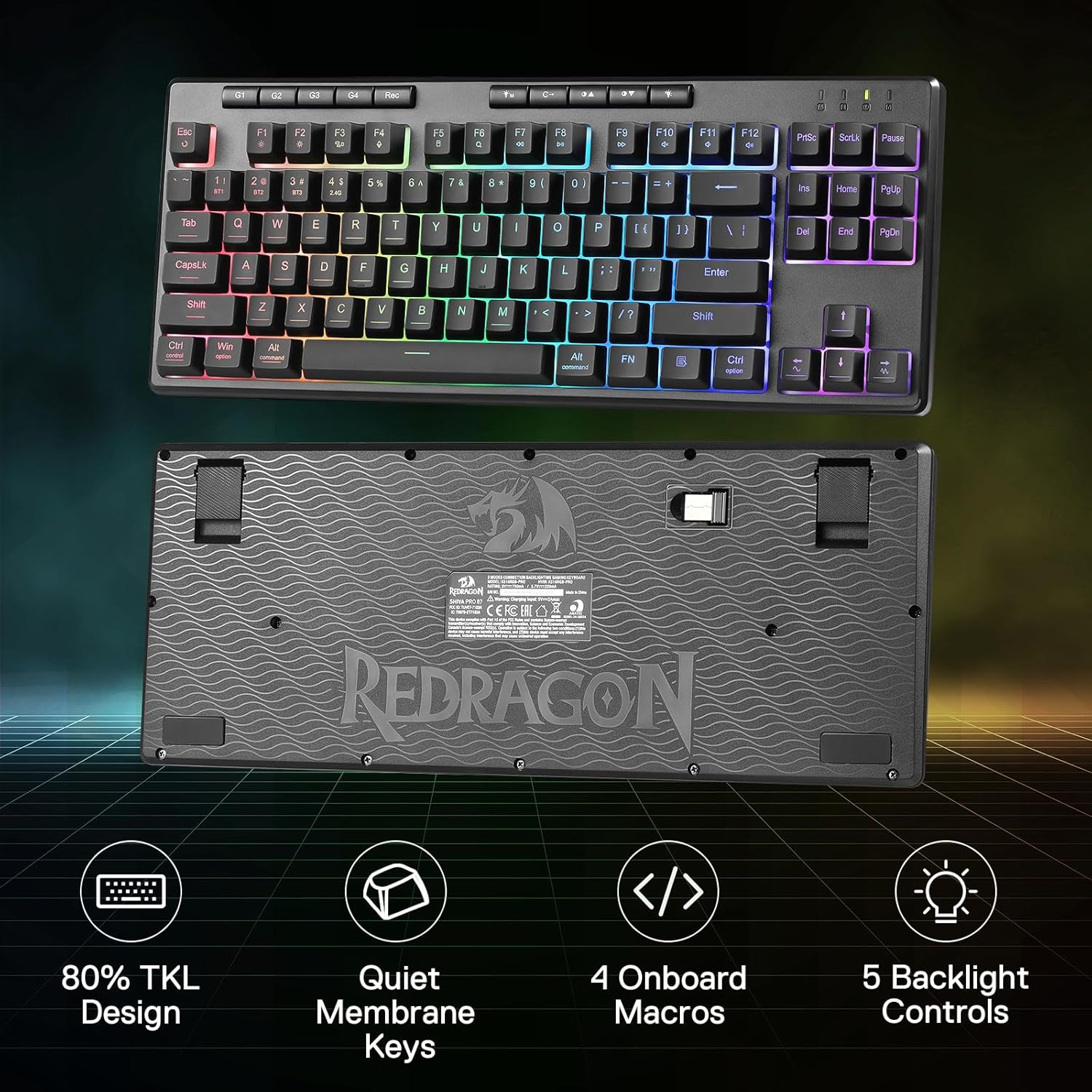 Redragon K516 PRO Shiva TKL RG - Gaming Keyboard Mobile recensione e prezzo