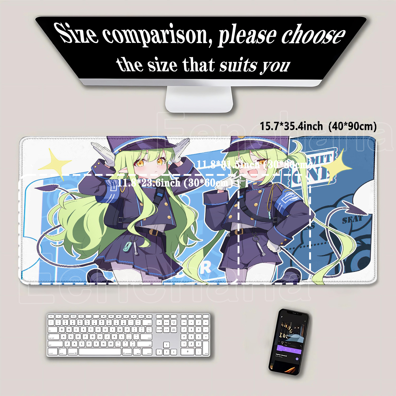 Gaming Mousepad Blue Archive H - Gaming Keyboard Blue recensione e prezzo