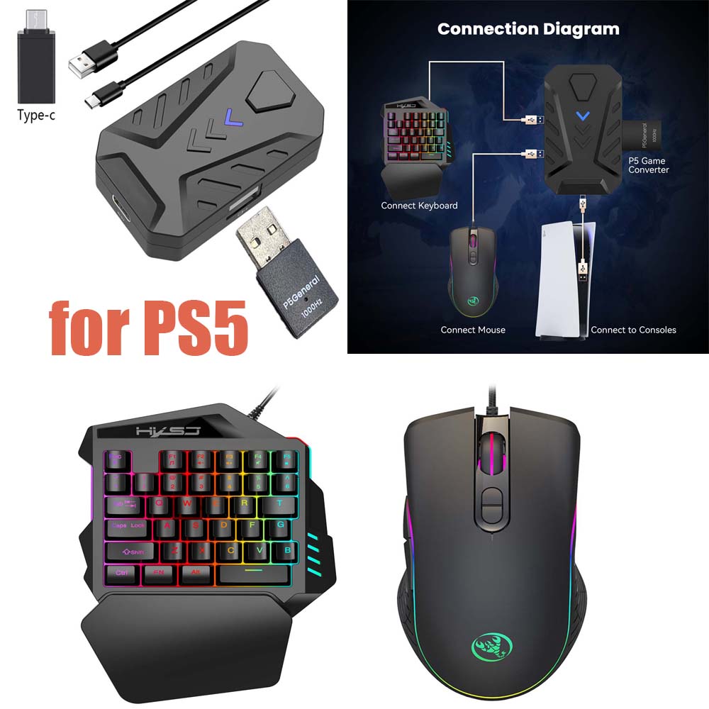 for PS5 Gaming Keyboard Mouse  - Gaming Keyboard Type C recensione e prezzo