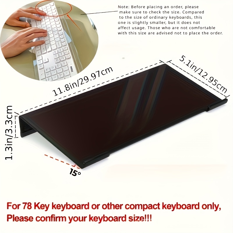 Acrylic keyboard stand, transp - Gaming Keyboard Ergonomic recensione e prezzo