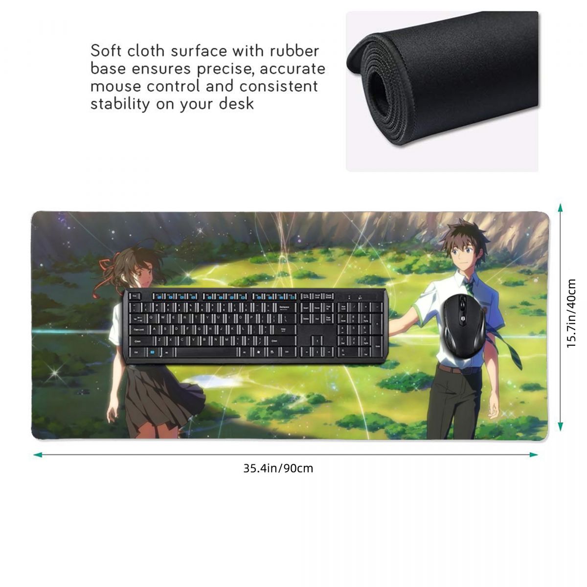 Japanese Anime Your Name Large - Gaming Keyboard Name recensione e prezzo