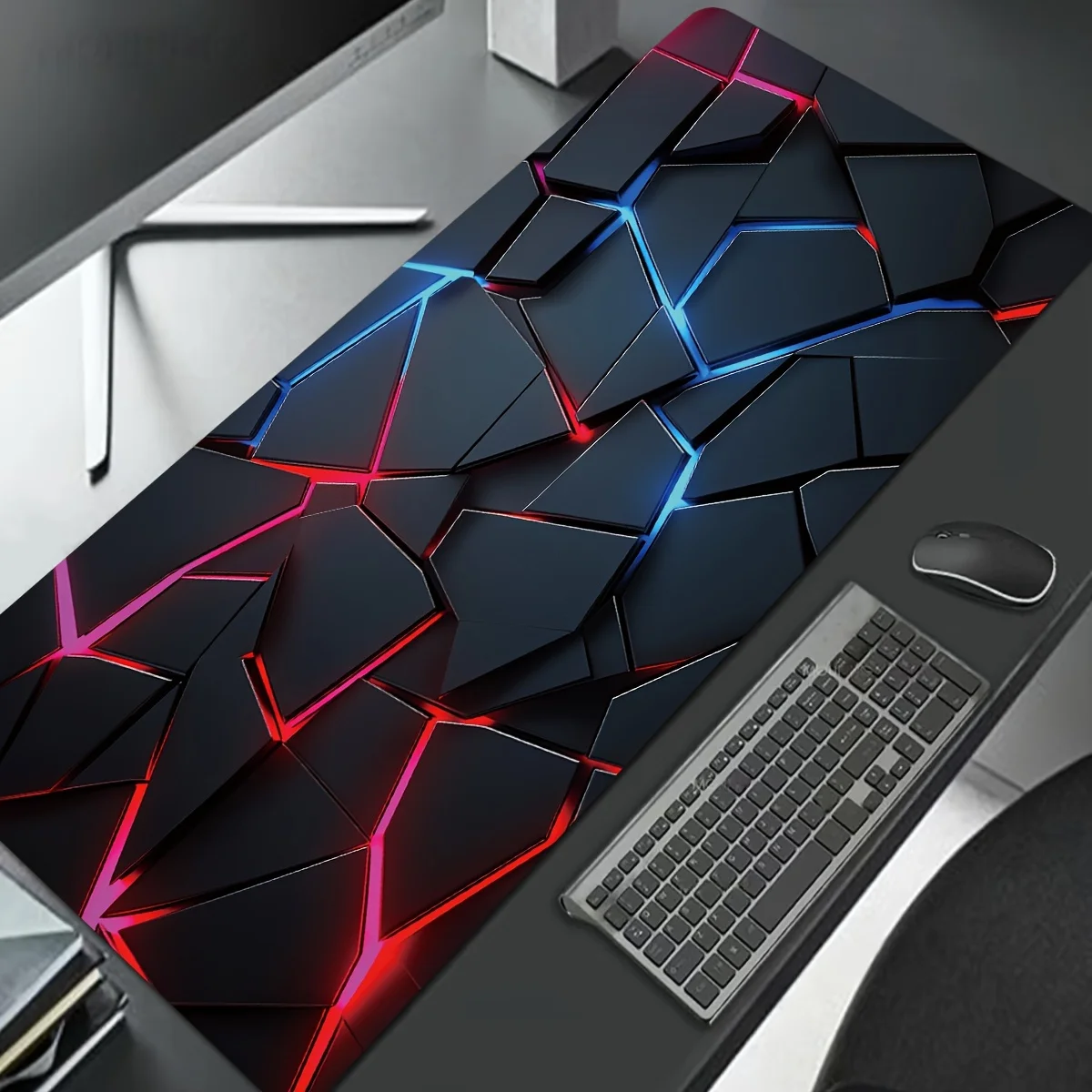 Large gaming Mouse Pads 90x40  - Gaming Keyboard Blue recensione e prezzo