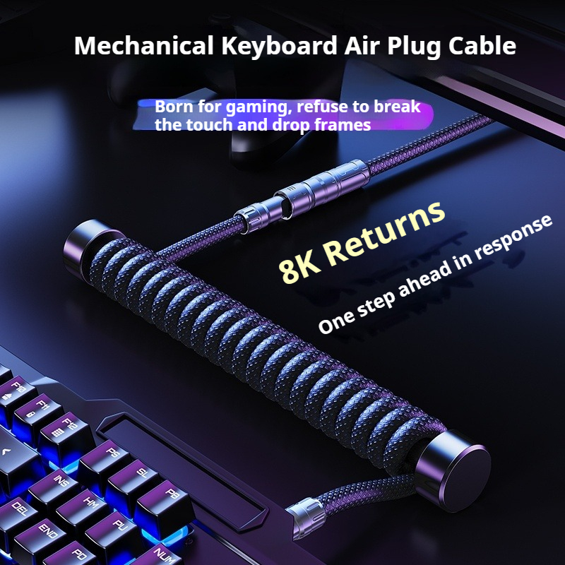 Eary 1.2m Coiled Keyboard Cabl - Gaming Keyboard Type C recensione e prezzo