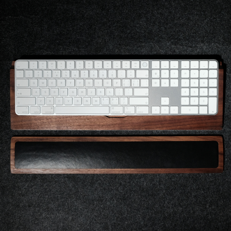 Woody Cowhide Palm Rest for Me - Gaming Keyboard Ergonomic recensione e prezzo