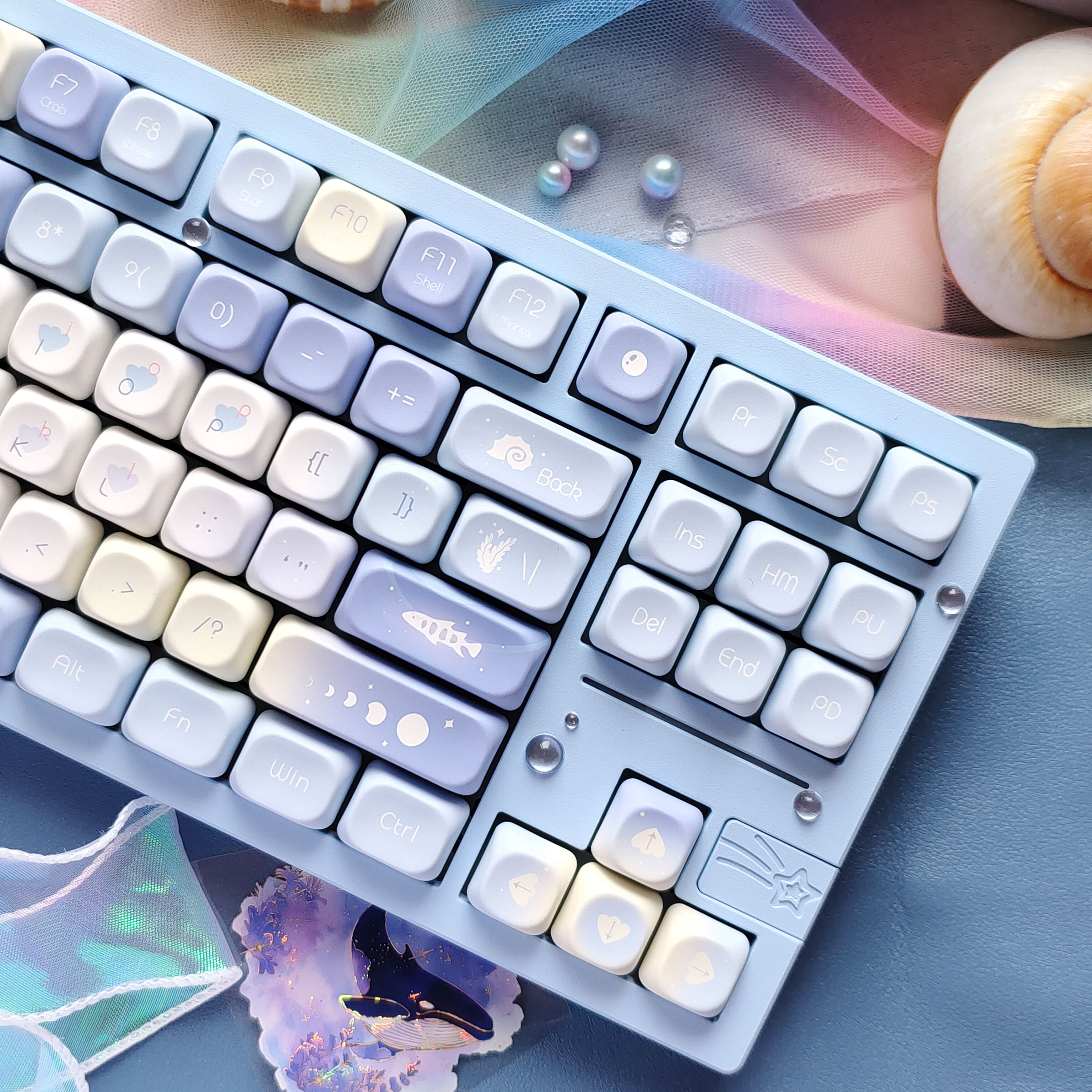 Five Sided Dye Sublimation Key - Gaming Keyboard Blue recensione e prezzo