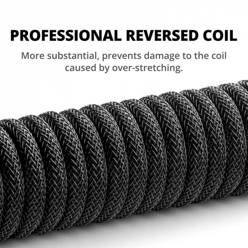 Coiled USB-C Cable with Magnet - Gaming Keyboard Type C recensione e prezzo