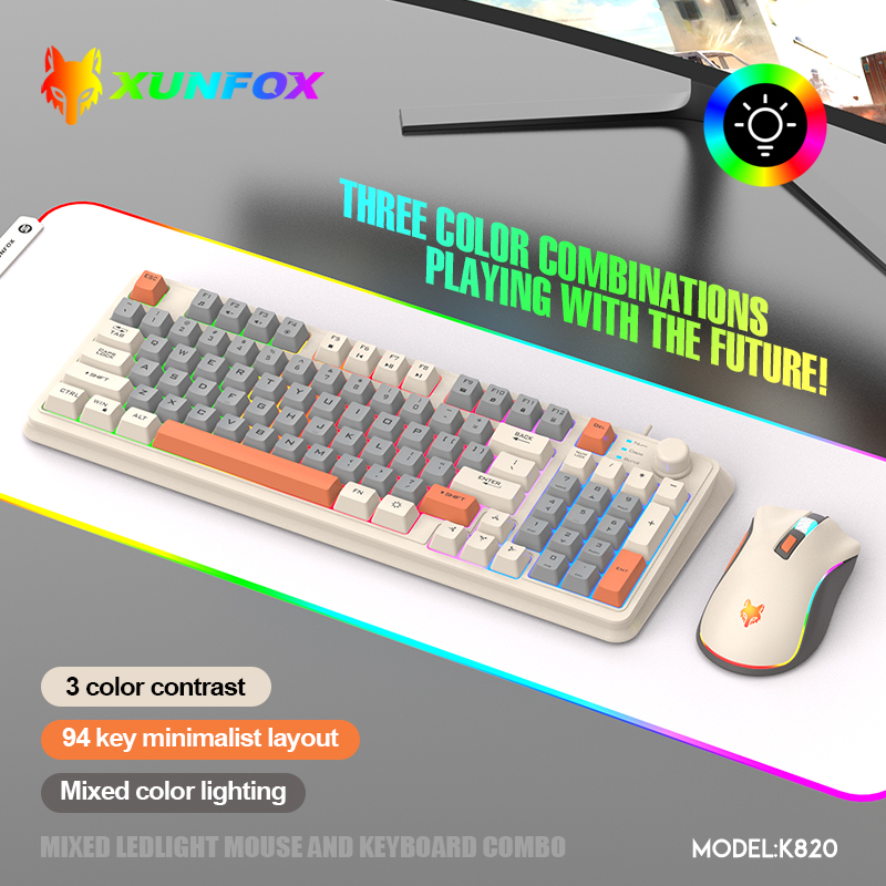 K820 USB Wired Game Keyboard M - Gaming Keyboard Bundle recensione e prezzo