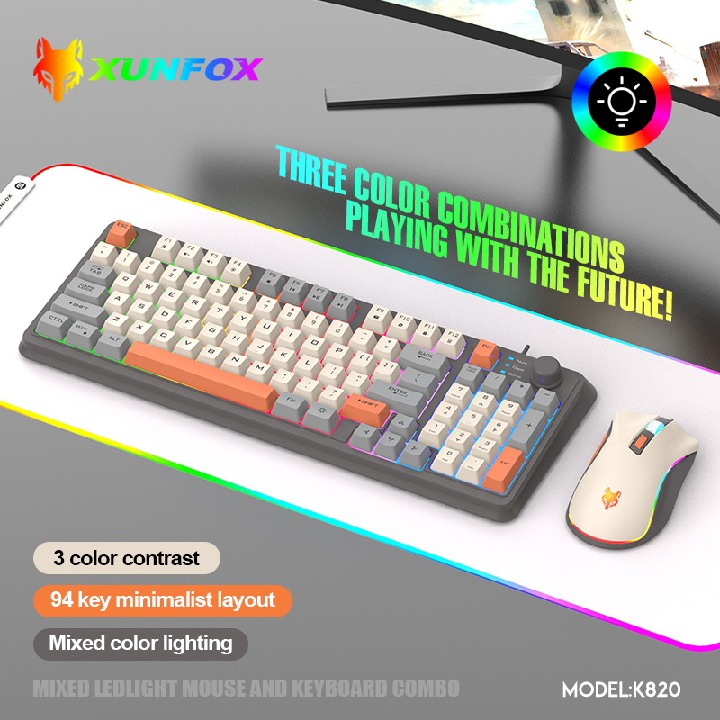 K820 USB Wired Game Keyboard M - Gaming Keyboard Bundle recensione e prezzo