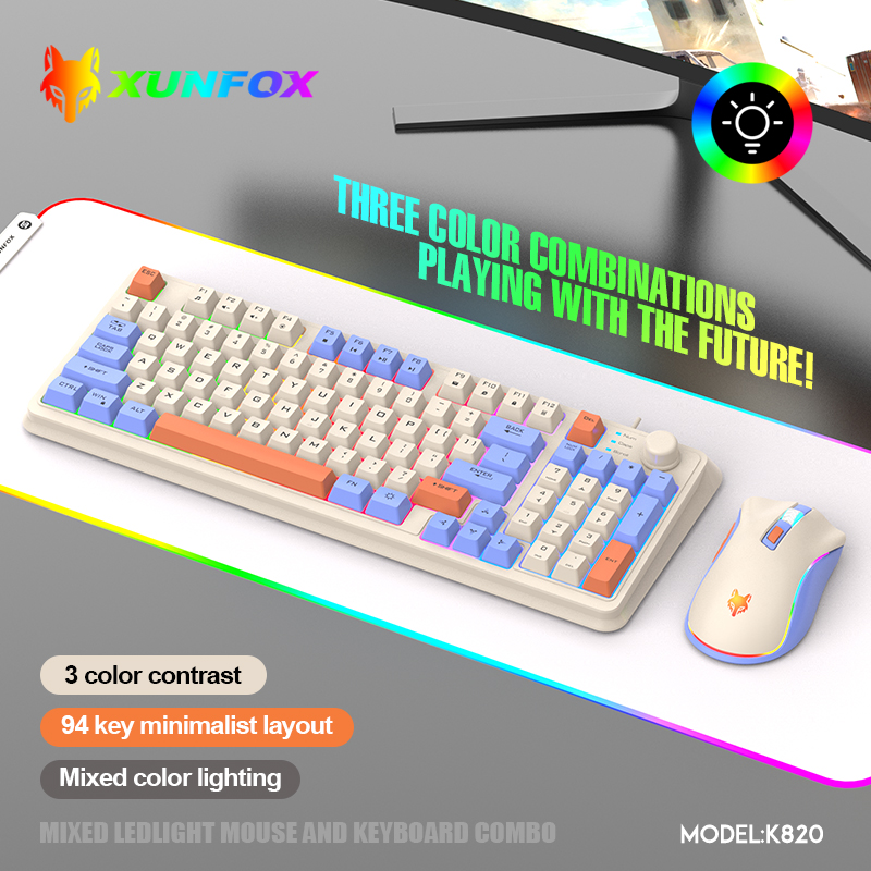 K820 USB Wired Game Keyboard M - Gaming Keyboard Bundle recensione e prezzo