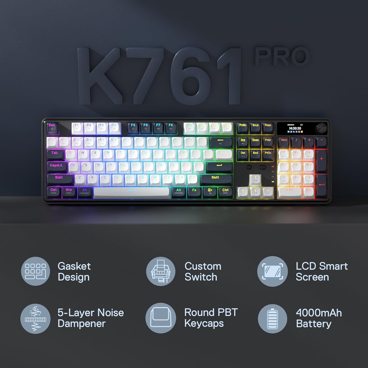 Redragon K761 Wireless Gasket  - Gaming Keyboard Mobile recensione e prezzo
