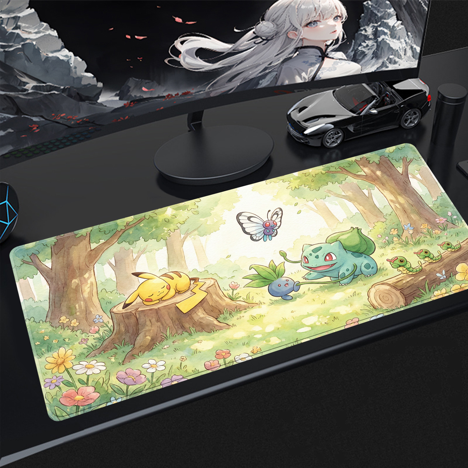 Kawaii Mouse Pad Gaming PC Acc - Gaming Keyboard Easy To Clean recensione e prezzo