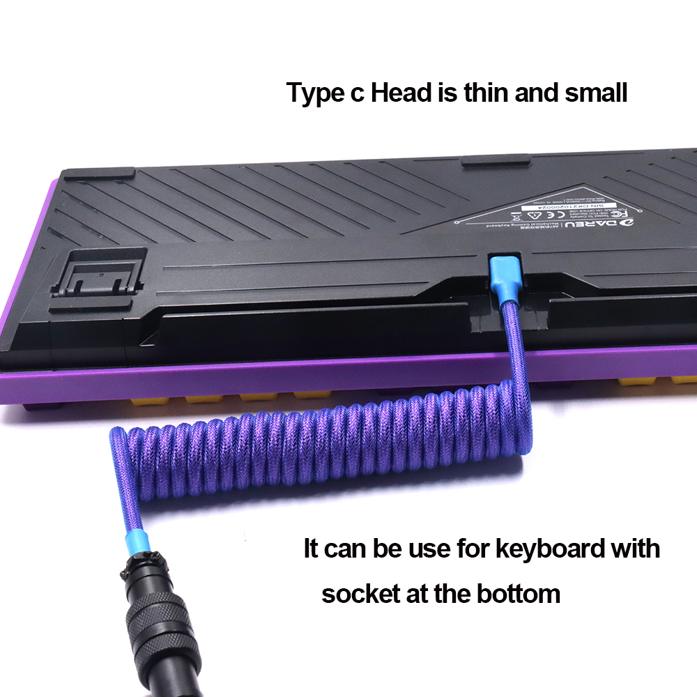 LANO Custom Paracord Coiled Me - Gaming Keyboard Type C recensione e prezzo