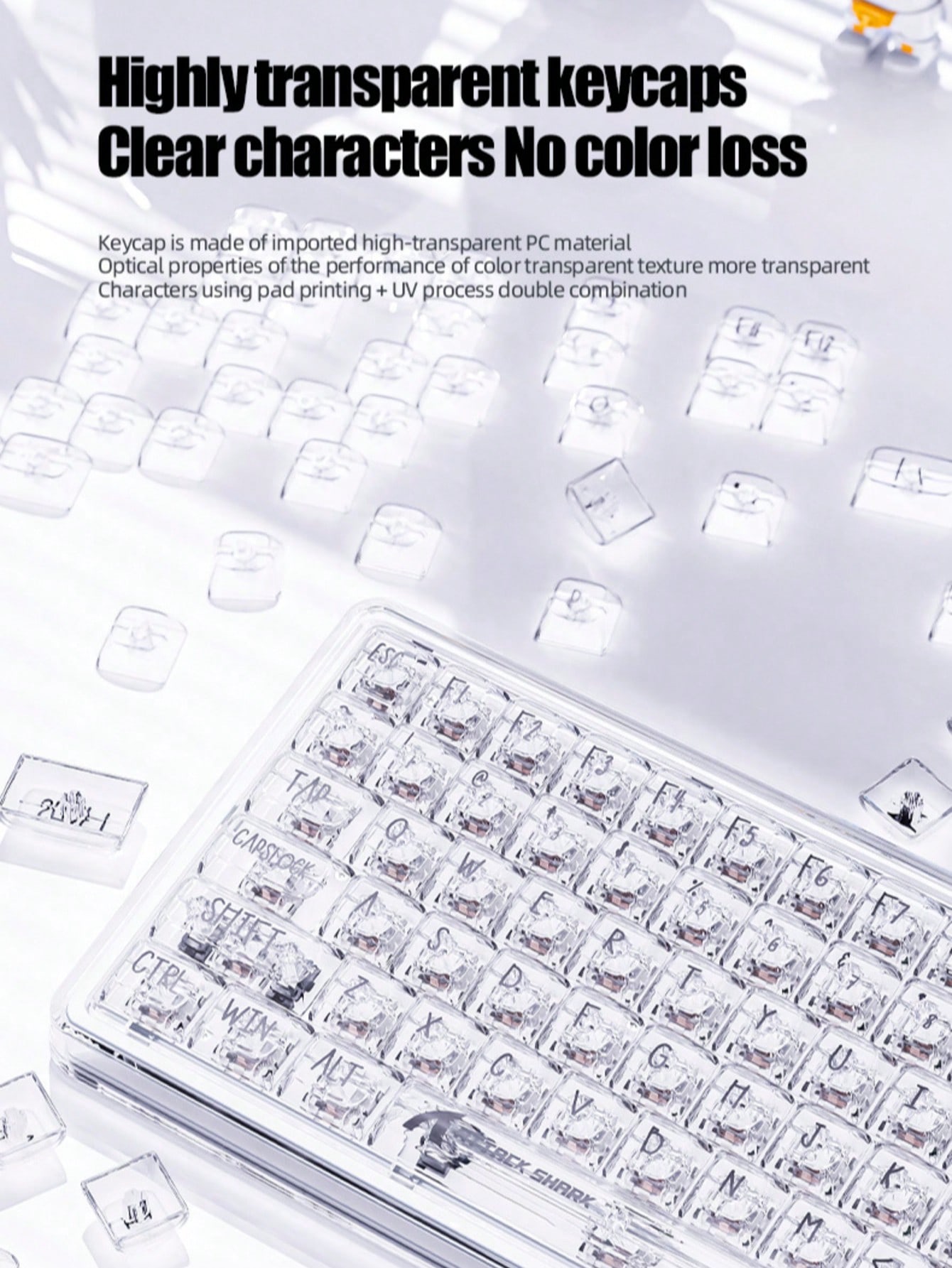 K75 transparent mechanical key - Keyboard Gaming Transparent recensione e prezzo