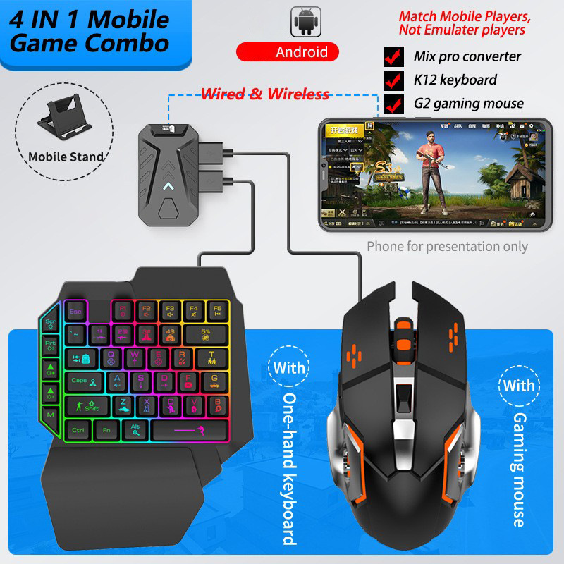 Mobile Games Converter Gaming  - Gaming Keyboard Mobile recensione e prezzo