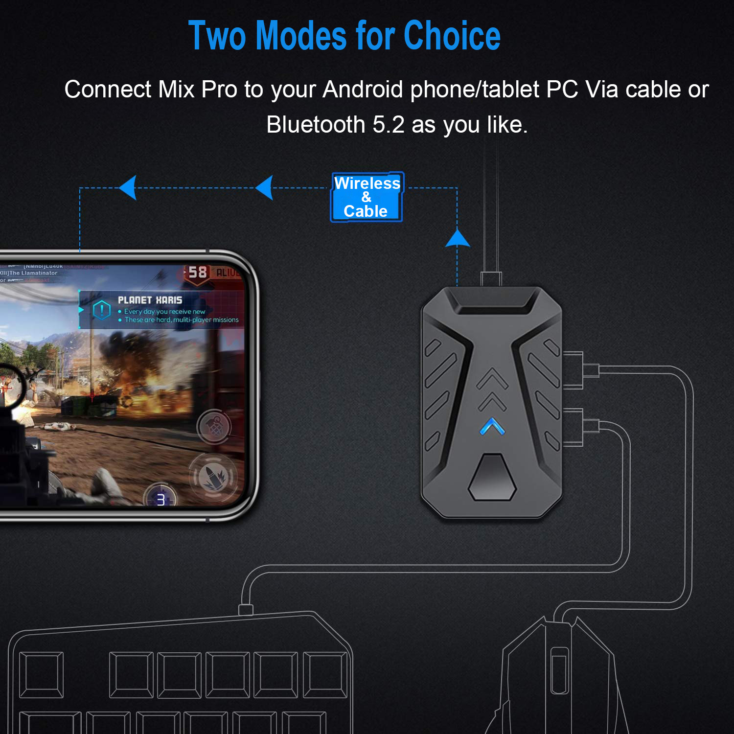 Mobile Games Converter Gaming  - Gaming Keyboard Mobile recensione e prezzo