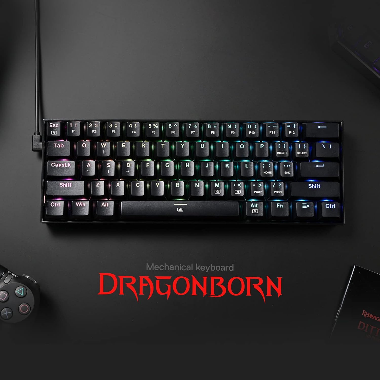 Redragon K630 Dragonborn 60% W - Gaming Keyboard Mobile recensione e prezzo